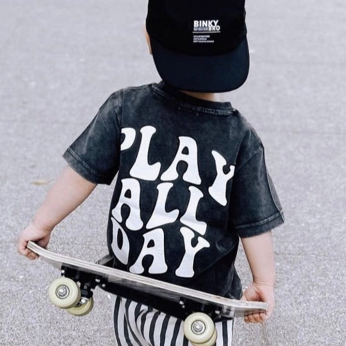 PLAY ALL DAY TEE - JET - Cedar North